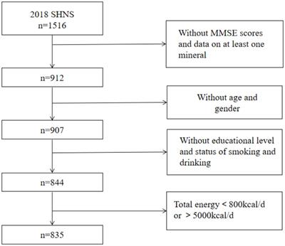 The associations of dietary manganese, iron, copper, zinc, selenium and magnesium with cognitive outcomes in Chinese adults: a cross sectional study in Shanghai